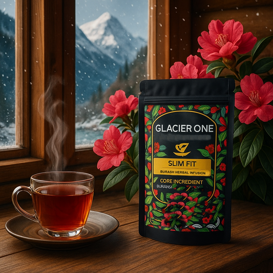Glacier One Slim Fit Herbal Tea (Burn fat boost metabolism, stay light )