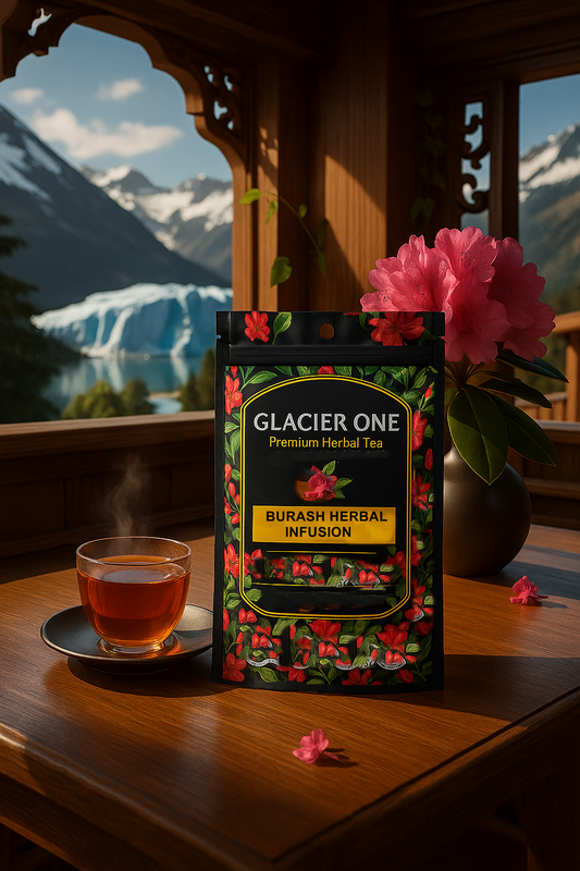 Glacier One Pure Himalayan Rhododendron Flower Infusion herbal  Tea(total wellness)