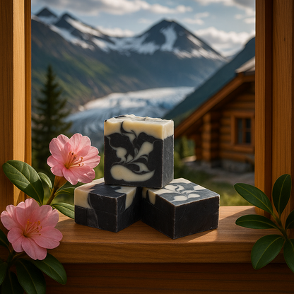 Handmade Soap with Coffee & Activated Charcoal (Deep cleanse detox, glow, nourishing, naturally)