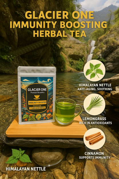 Glacier One Immunity Boosting Herbal Tea( Strengthens, immunity Boost, energy & detoxifies naturally )