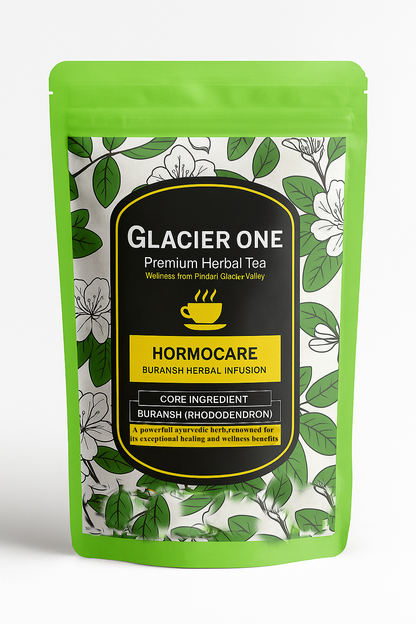 Glacier One Hormocare Herbal Tea(Support harmonal balance relieve PCOS & PCOD & Menstrual health )
