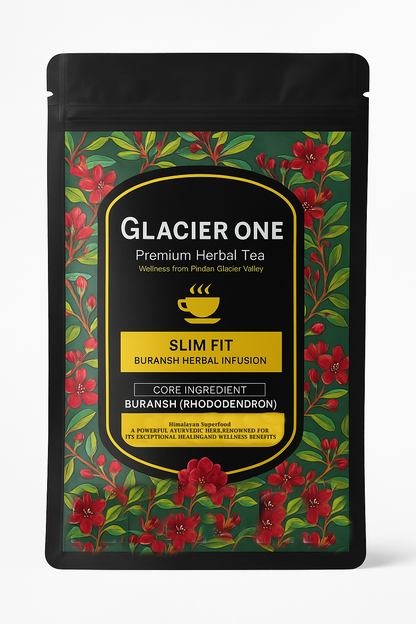 Glacier One Slim Fit Herbal Tea (Burn fat boost metabolism, stay light )