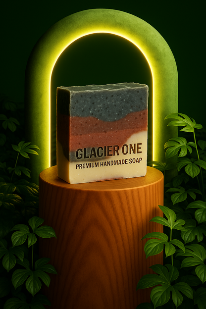 Glacier One Hair-shield Handmade Soap(Strengthens hairs soothes scalp fight dandruff reduce hairfall & nourishes naturally)