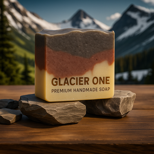 Glacier One Hair-shield Handmade Soap(Strengthens hairs soothes scalp fight dandruff reduce hairfall & nourishes naturally)