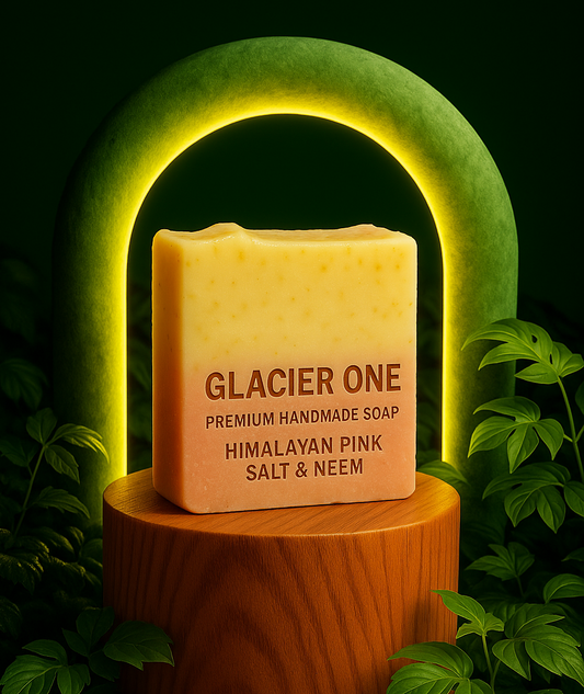 Pink Himalayan Salt & Neem Scrub Soap(Deep hydration refresh, rejuvenat, revive skin )