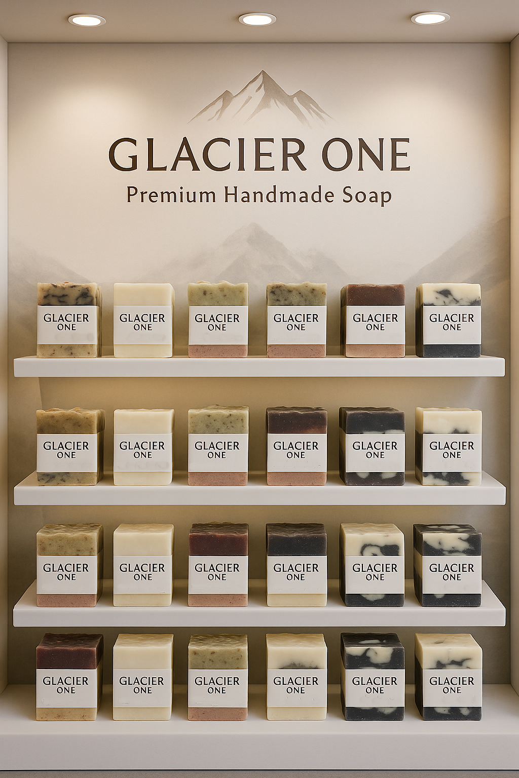 Glacier One Pure Care Handmade Soap(Glow, even skin tone & Darkspot reduction & enhance testure)