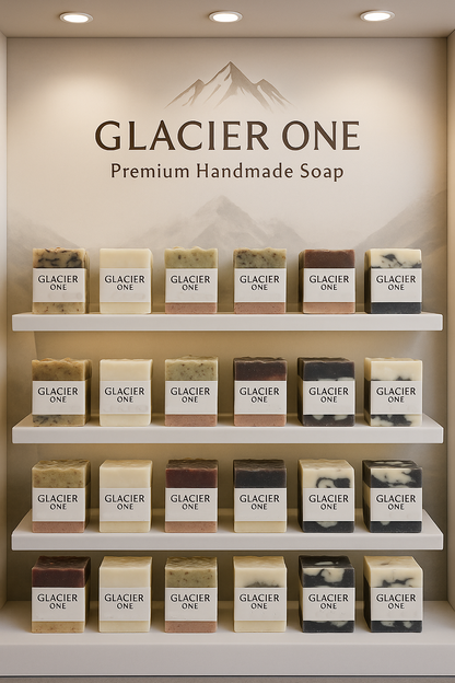 Glacier One Pure Care Handmade Soap(Glow, even skin tone & Darkspot reduction & enhance testure)